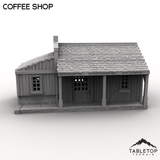 Tabletop Terrain Building Coffee Shop