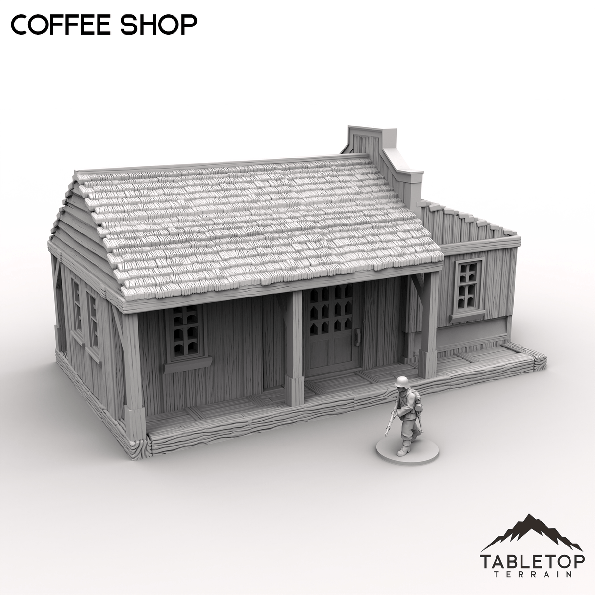 Tabletop Terrain Building Coffee Shop