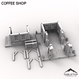 Tabletop Terrain Building Coffee Shop