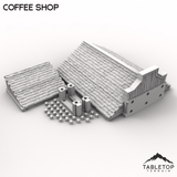 Tabletop Terrain Building Coffee Shop