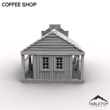 Tabletop Terrain Building Coffee Shop