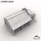 Tabletop Terrain Building Coffee Shop