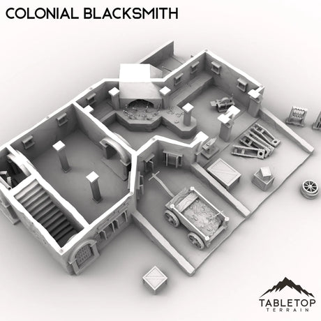 Tabletop Terrain Building Colonial Blacksmith