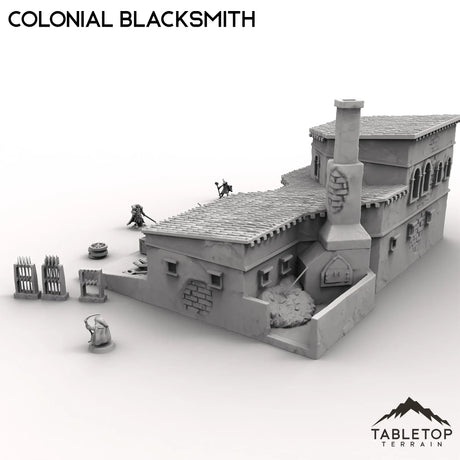 Tabletop Terrain Building Colonial Blacksmith