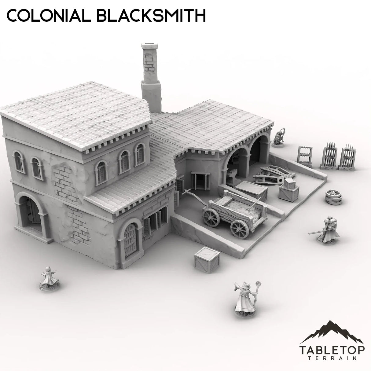 Tabletop Terrain Building Colonial Blacksmith