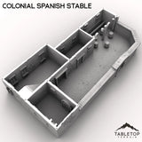 Tabletop Terrain Building Colonial Spanish Stable