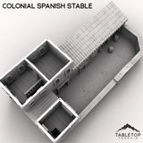 Tabletop Terrain Building Colonial Spanish Stable