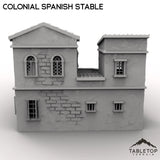 Tabletop Terrain Building Colonial Spanish Stable