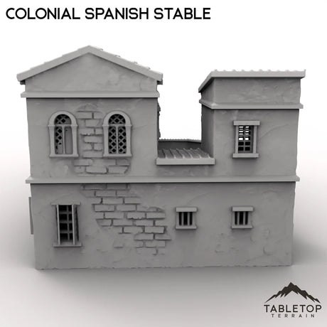 Tabletop Terrain Building Colonial Spanish Stable
