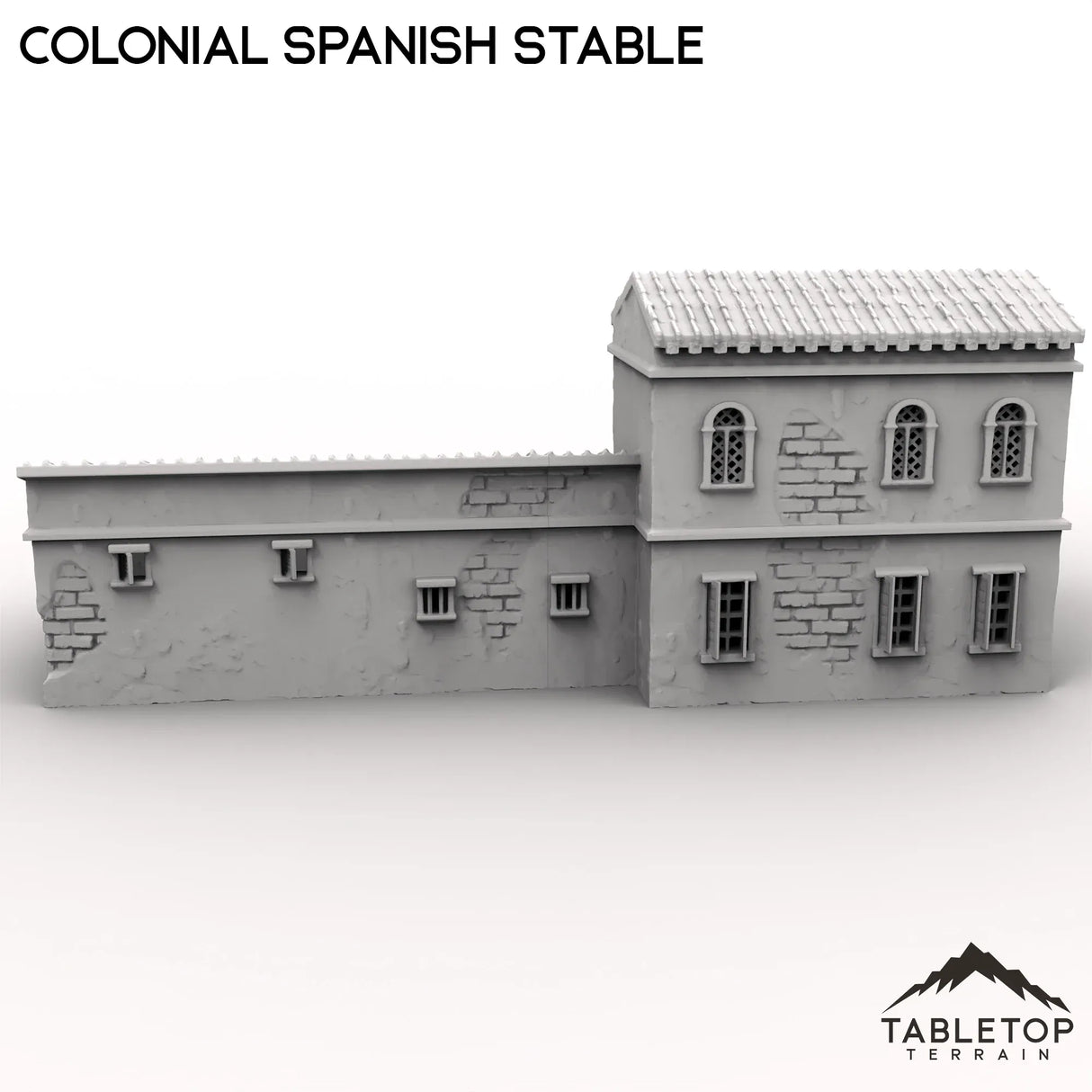Tabletop Terrain Building Colonial Spanish Stable