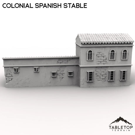 Tabletop Terrain Building Colonial Spanish Stable
