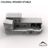 Tabletop Terrain Building Colonial Spanish Stable