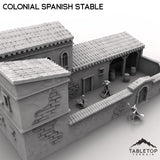 Tabletop Terrain Building Colonial Spanish Stable