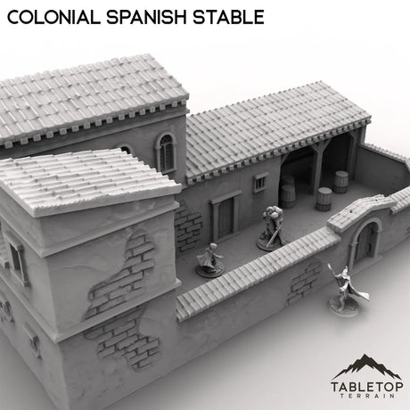 Tabletop Terrain Building Colonial Spanish Stable