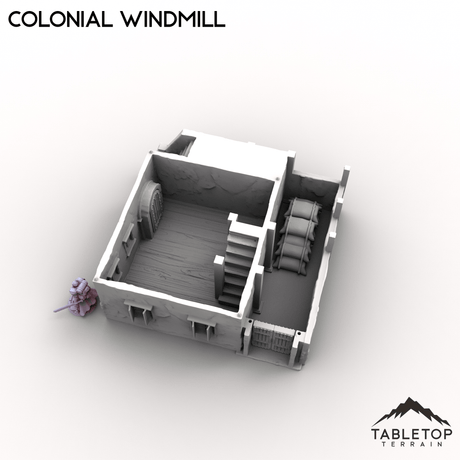 Tabletop Terrain Building Colonial Windmill