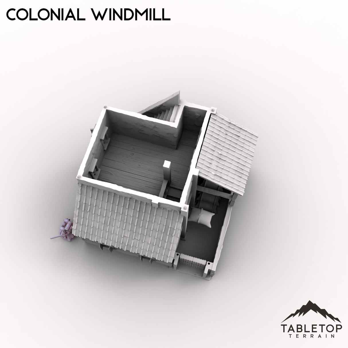 Tabletop Terrain Building Colonial Windmill