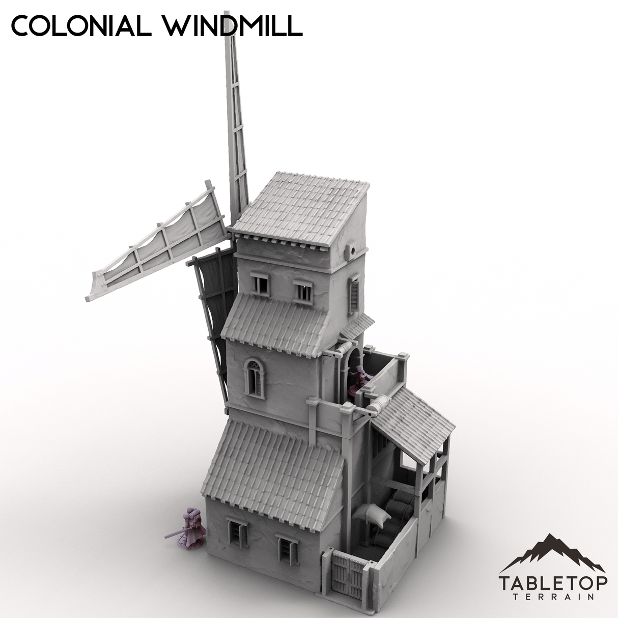 Tabletop Terrain Building Colonial Windmill