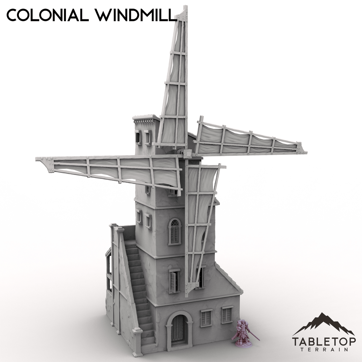 Tabletop Terrain Building Colonial Windmill