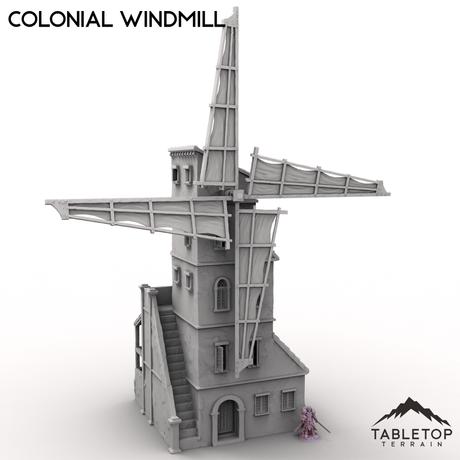 Tabletop Terrain Building Colonial Windmill