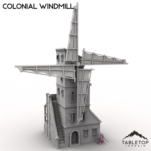 Tabletop Terrain Building Colonial Windmill