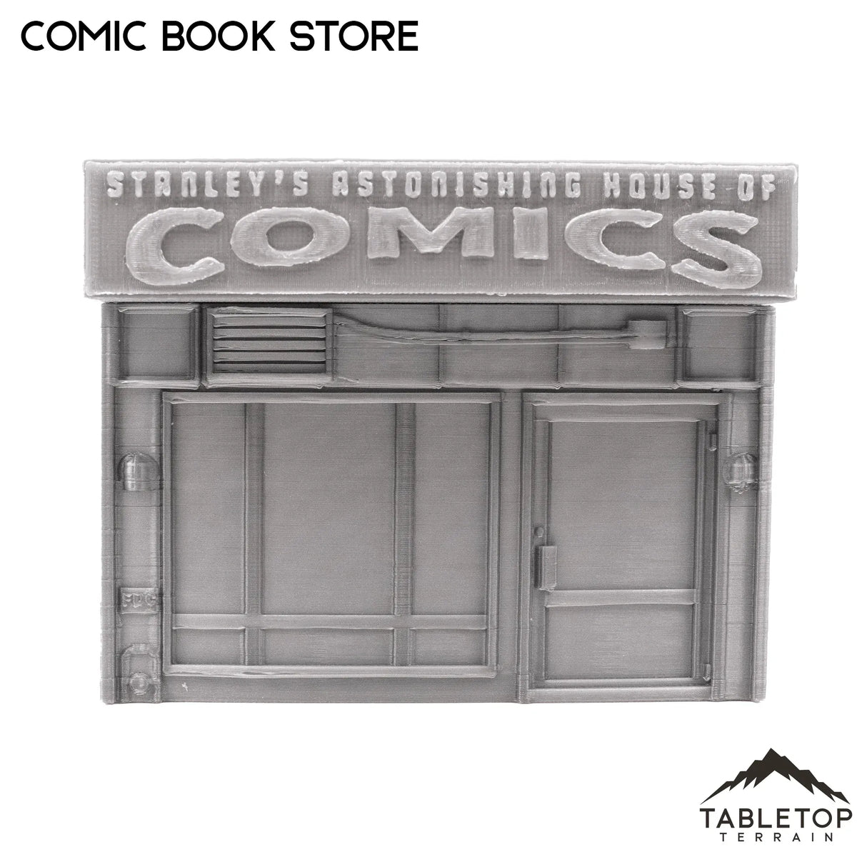 Tabletop Terrain Building Comic Book Store