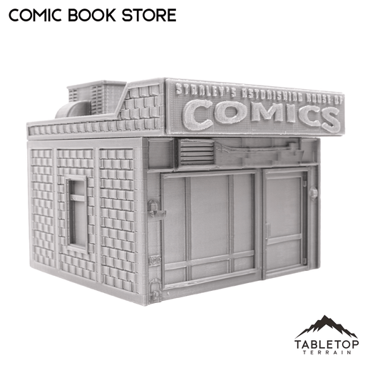 Tabletop Terrain Building Comic Book Store - Marvel Crisis Protocol Building