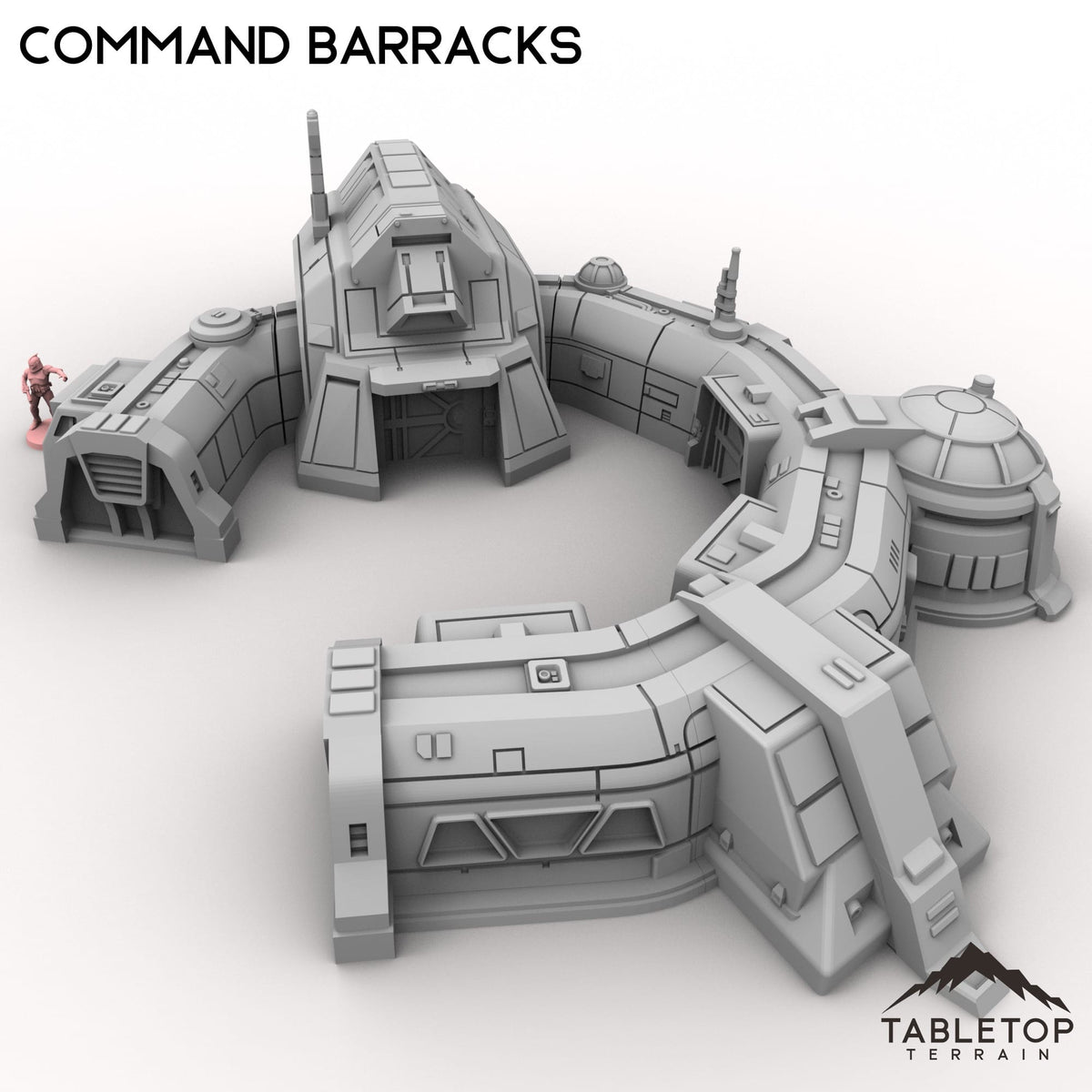Tabletop Terrain Building Command Barracks