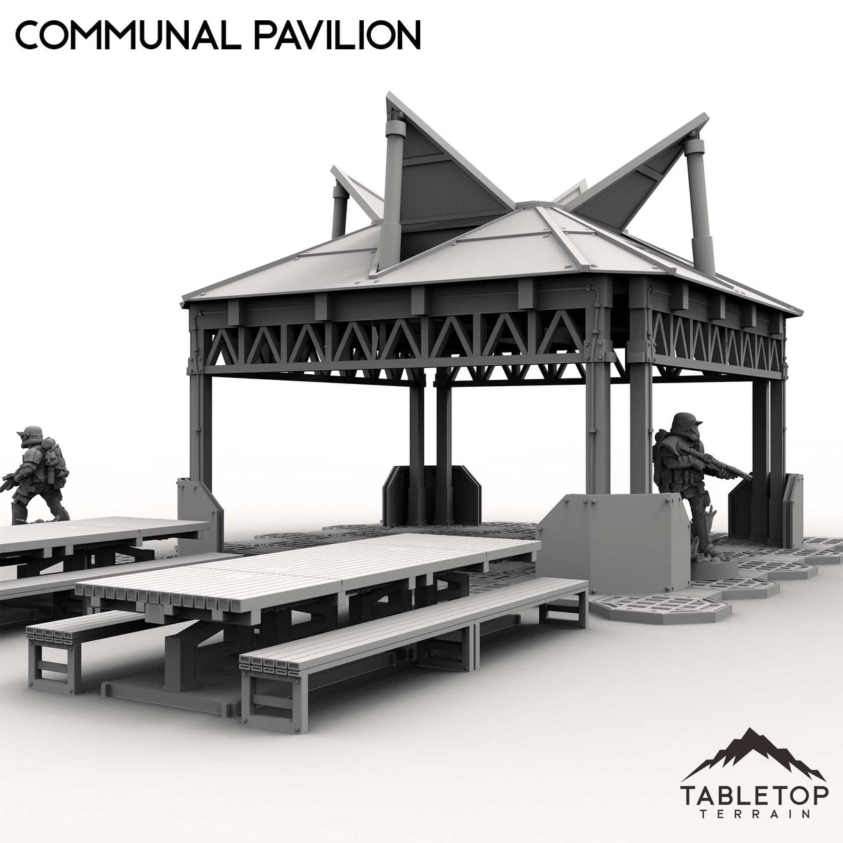 Tabletop Terrain Building Communal Pavilion