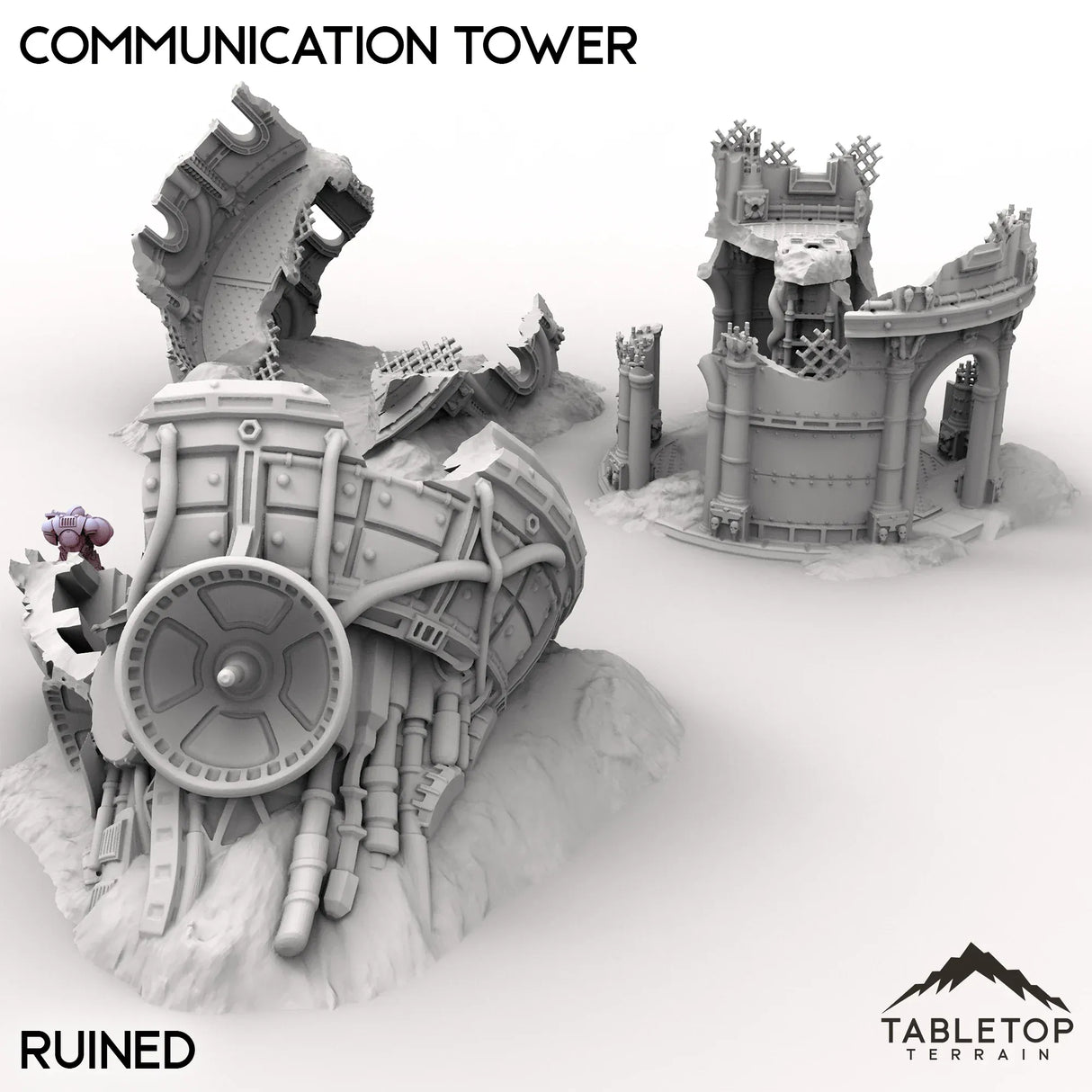 Tabletop Terrain Building Communication Tower