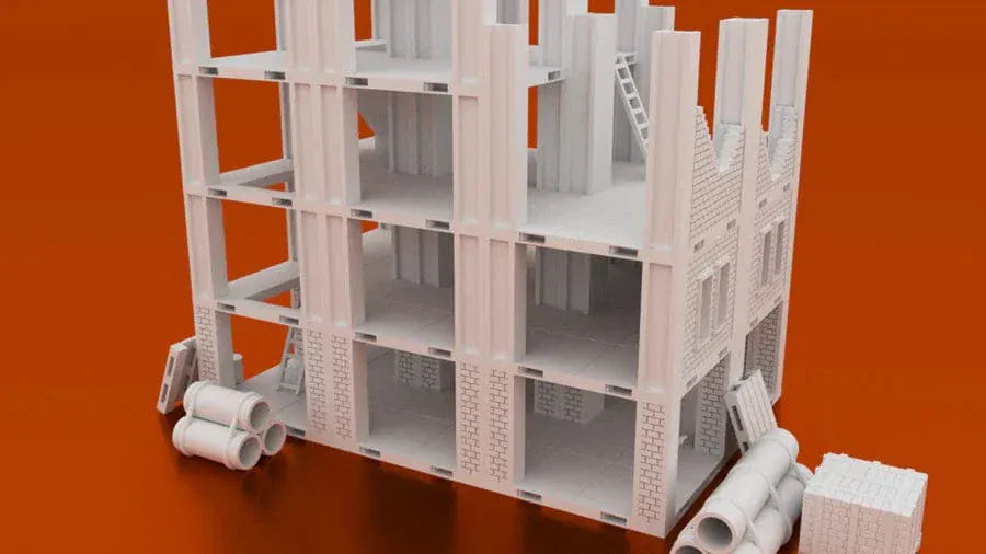 Tabletop Terrain Building Construction Site