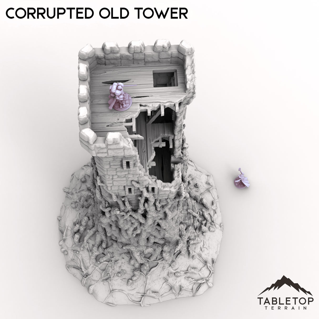 Tabletop Terrain Building Corrupted Old Tower