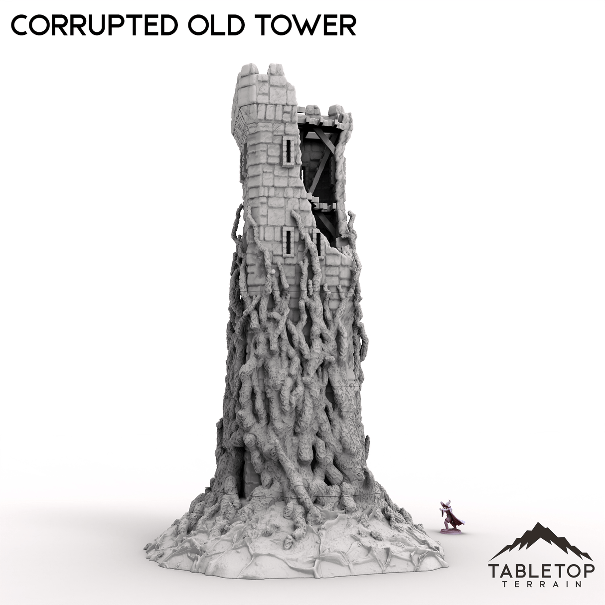 Tabletop Terrain Building Corrupted Old Tower