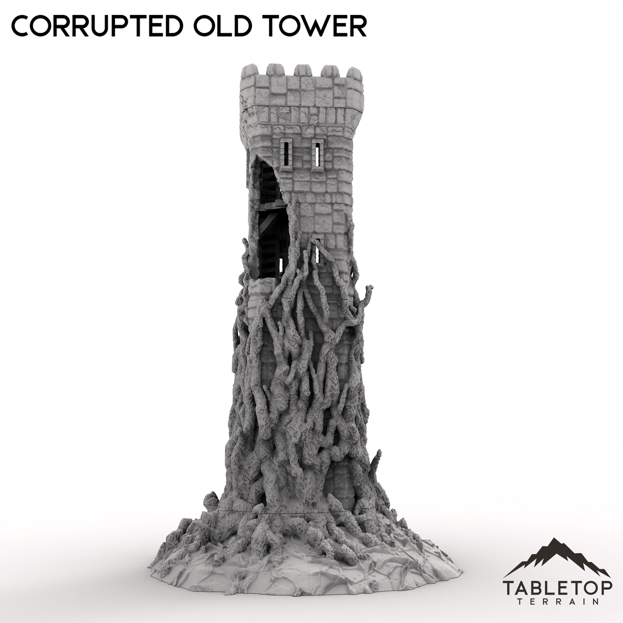 Tabletop Terrain Building Corrupted Old Tower
