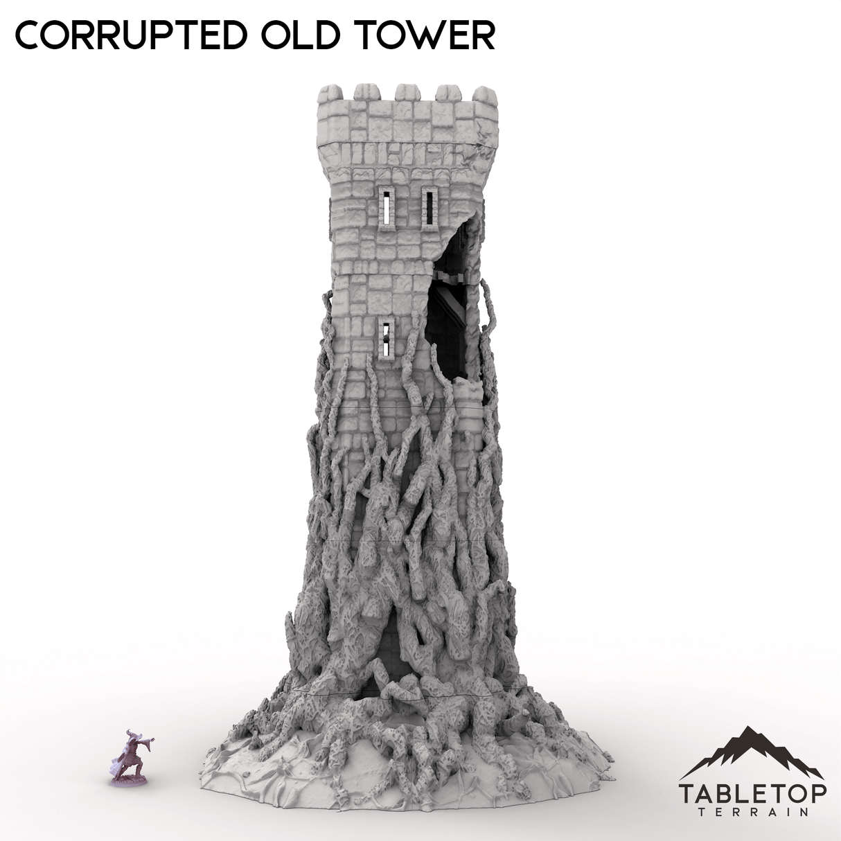 Tabletop Terrain Building Corrupted Old Tower