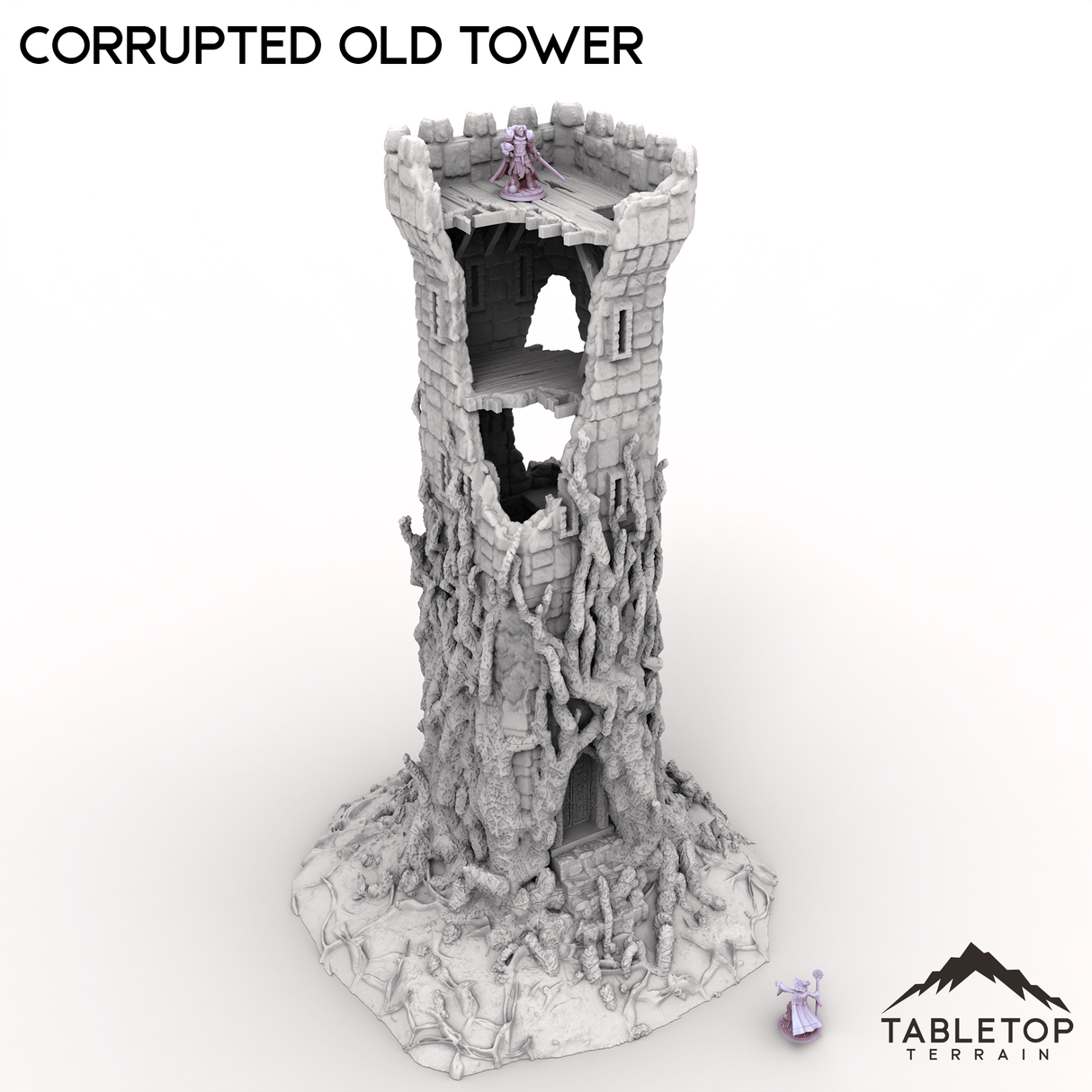 Tabletop Terrain Building Corrupted Old Tower