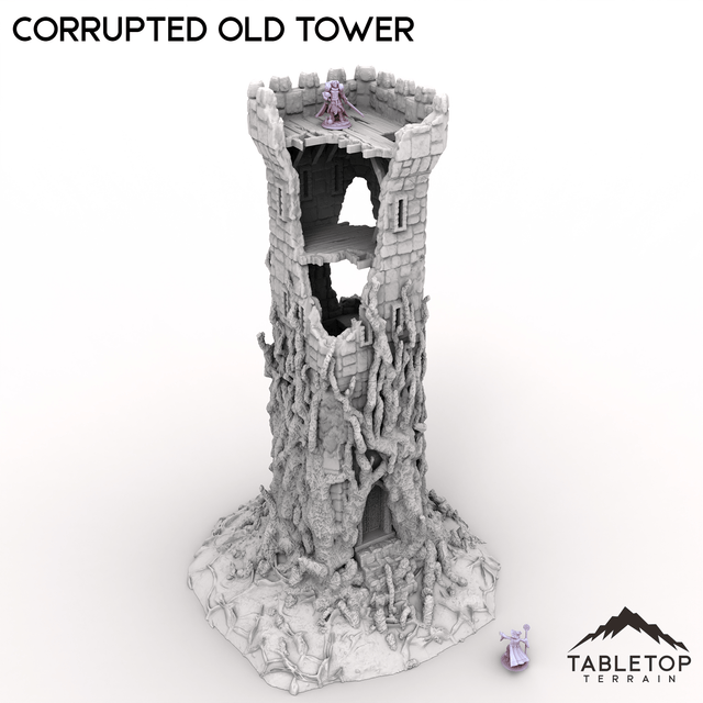 Tabletop Terrain Building Corrupted Old Tower
