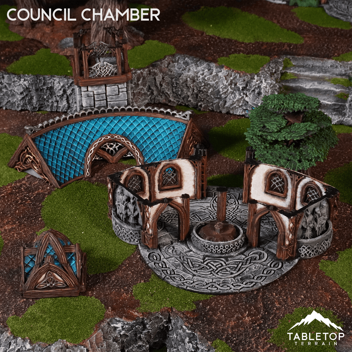 Tabletop Terrain Building Council Chamber - Kingdom of Noldareth