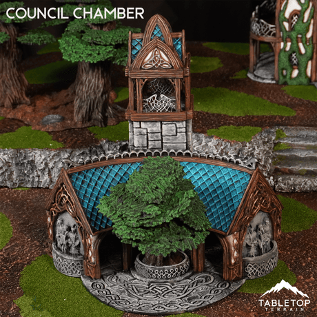 Tabletop Terrain Building Council Chamber - Kingdom of Noldareth