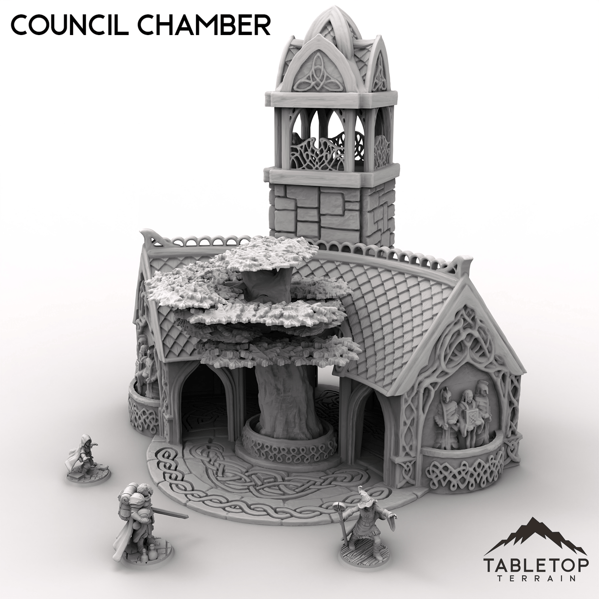 Tabletop Terrain Building Council Chamber - Kingdom of Noldareth