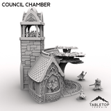 Tabletop Terrain Building Council Chamber - Kingdom of Noldareth