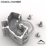 Tabletop Terrain Building Council Chamber - Kingdom of Noldareth