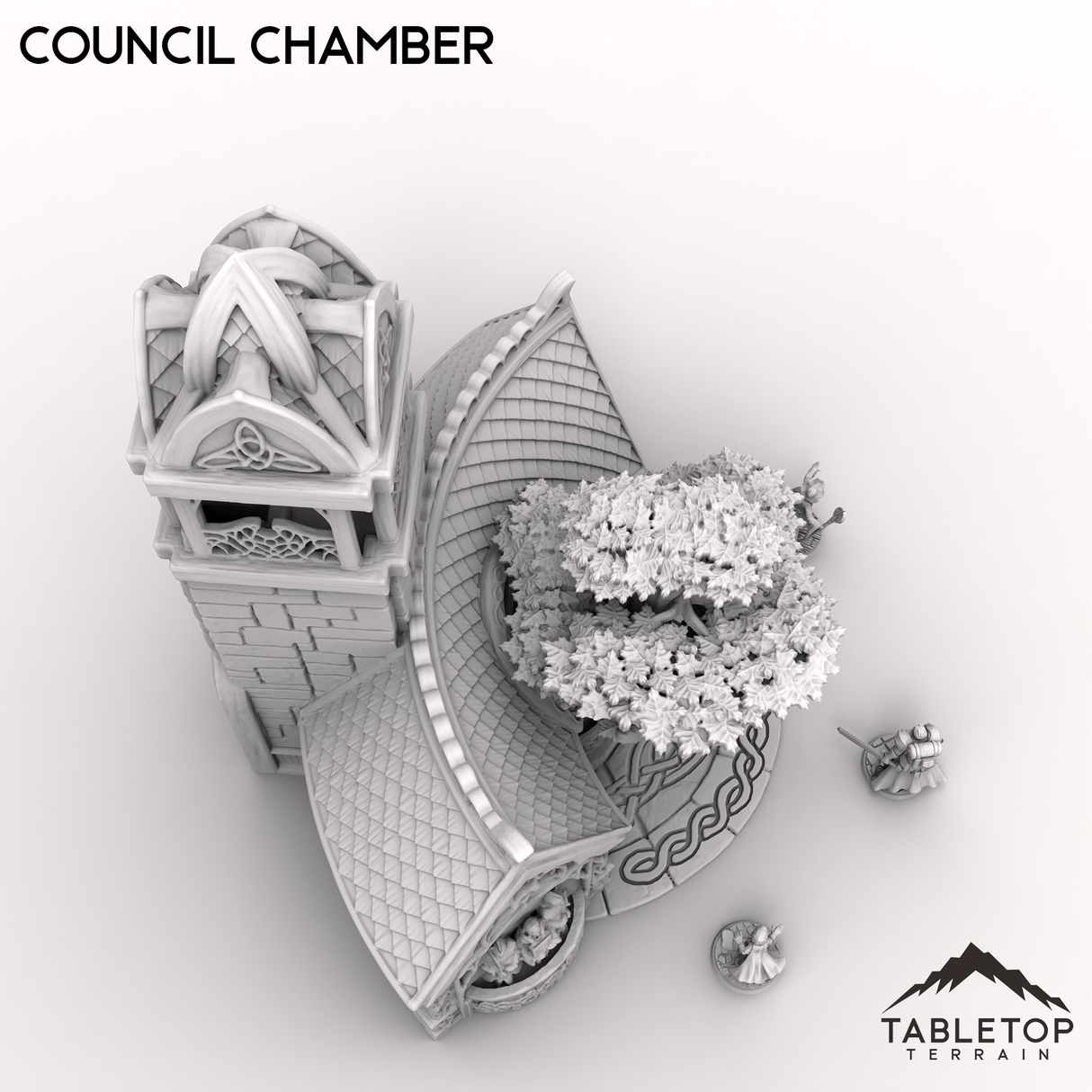 Tabletop Terrain Building Council Chamber - Kingdom of Noldareth