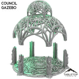 Tabletop Terrain Building Council Gazebo - Kingdom of Noldareth