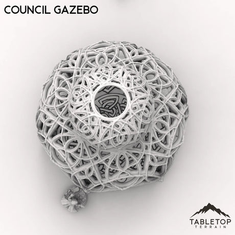 Tabletop Terrain Building Council Gazebo - Kingdom of Noldareth