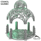 Tabletop Terrain Building Council Gazebo - Kingdom of Noldareth