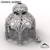 Tabletop Terrain Building Council Gazebo - Kingdom of Noldareth