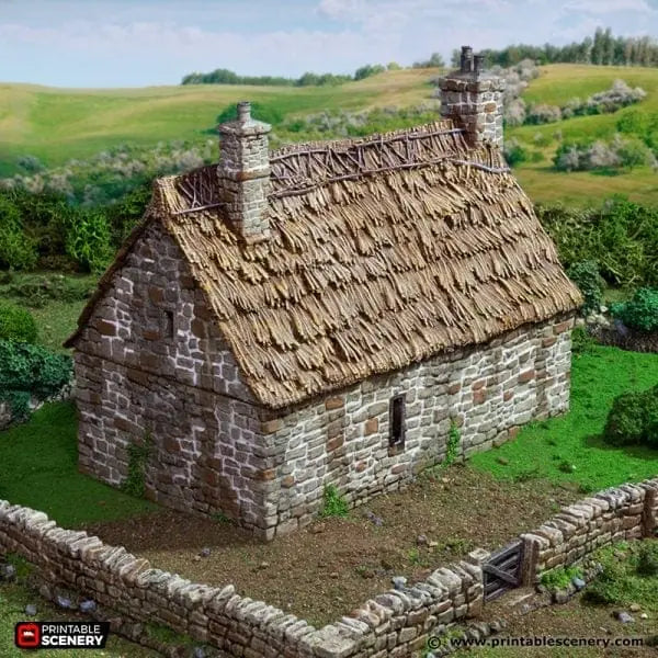 Tabletop Terrain Building Country Manor - Country & King - Fantasy Historical Building