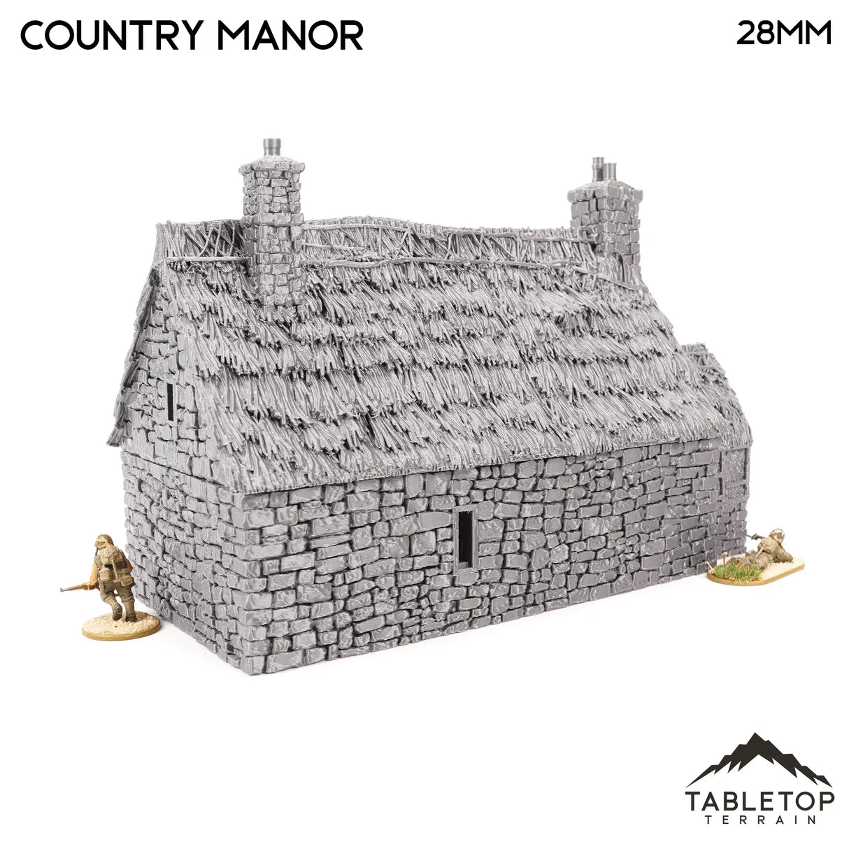 Tabletop Terrain Building Country Manor - Country & King - Fantasy Historical Building