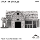 Tabletop Terrain Building Country Stables - Country & King - Fantasy Historical Building