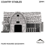 Tabletop Terrain Building Country Stables - Country & King - Fantasy Historical Building